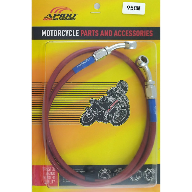 ΣΩΛΗΝΑΚΙ ΥΨΗΛΗΣ + ΡΑΚΟΡ 0.95mm APIDO ΚΟΚΚΙΝΟ