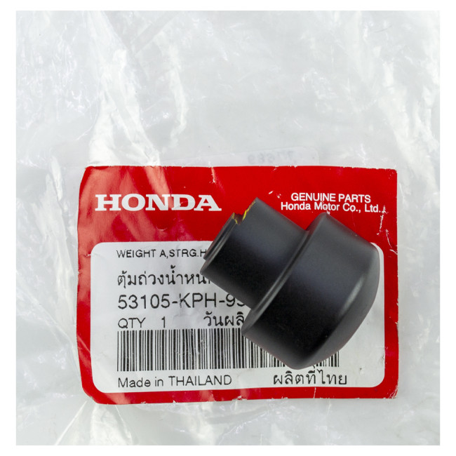 ΑΝΤΙΒΑΡΟ ΤΙΜΟΝΙΟΥ ΕΞΩΤΕΡΙΚΟ WAVE 125I/INNOVA 125 05 NON EU ΧΡΩΜΑ ΜΑΥΡΟ ΜΑΤ ΓΝΗΣΙΟ HONDA 53105-KPH-950HI