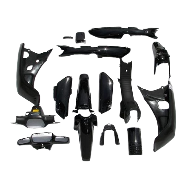 ΚOYΣΤΟΥΜΙ ΠΛΑΣΤΙΚΑ ΣΕΤ HONDA C100 ASTREA GRAND ΧΡΩΜΑ ΜΑΥΡΟ STRONG