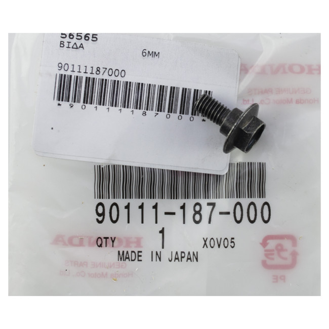 ΒΙΔΑ 6MM ΓΝΗΣΙΑ HONDA 90111-187-000