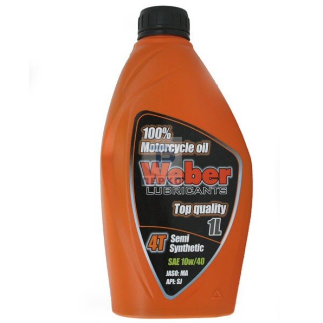 ΛΑΔΙ 10w40 WEBER ΗΜΙΣΥΝΘΕΤΙΚΟ 1LT