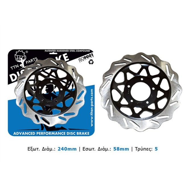 ΔΙΣΚΟΠΛΑΚΑ ΕΜΠΡΟΣ DAYTONA SPRINTER 125 TITAN