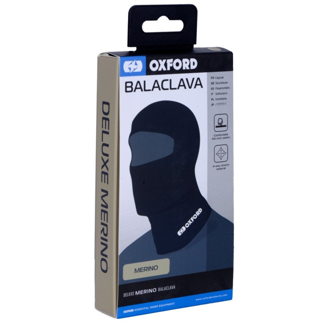 ΚΑΛΥΜΜΑ ΛΑΙΜΟΥ-ΠΡΟΣΩΠΟΥ ΜΠΑΛΑΚΛΑΒΑ Deluxe Balaclava Merino  OXFORD CA030