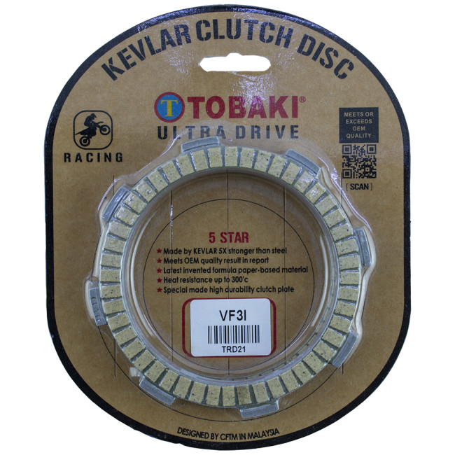 ΔΙΣΚΟΙ ΑΜΠΡΑΓΙΑΖ RACING KEVLAR ΣΕΤ SYM VF 185 TOBAKI