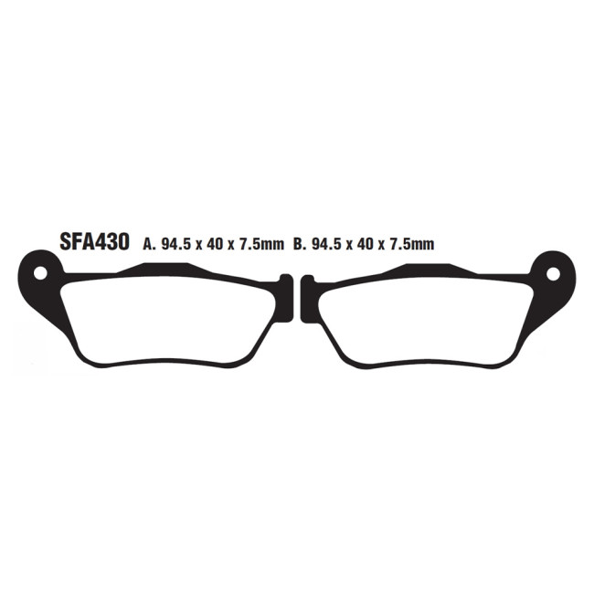 Τακάκια EBC SFA430