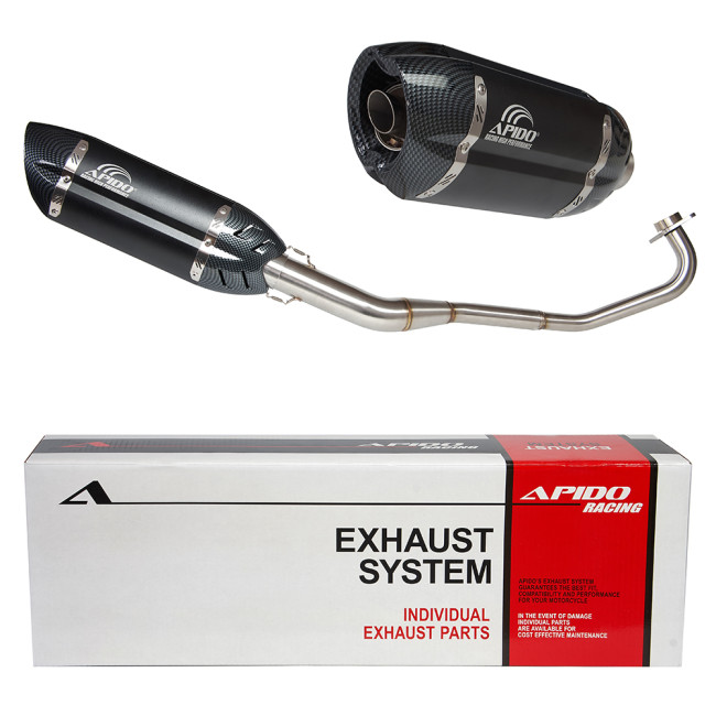 Εξάτμιση Honda Yamaha Crypton-X 135 016/1115 Apido New Taiwan