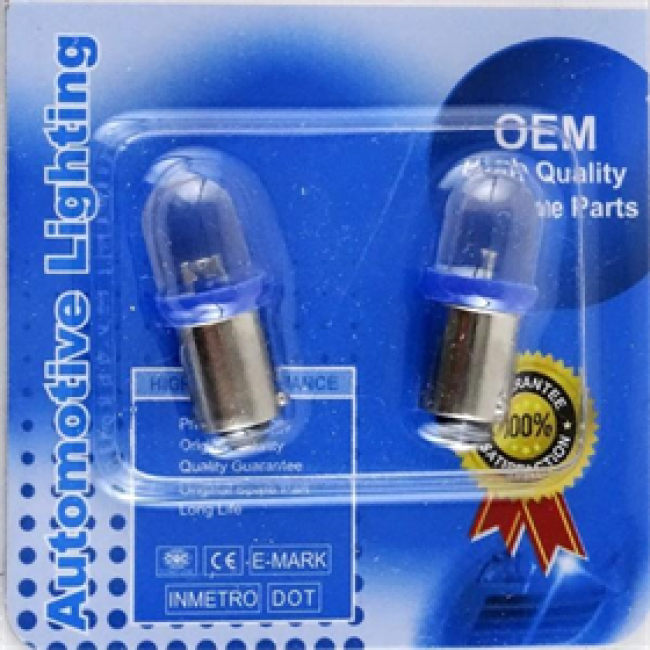 Λάμπα Led Μπαγιονέτ 12v Σετ 2 Τεμαχίων Χρώμα Μπλε OEM