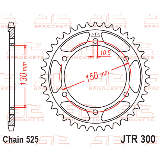 ΓΡΑΝΑΖΙ ΠΙΣΩ TDM 900 42 ΔΟΝΤΙΑ JT 300-42ZBK