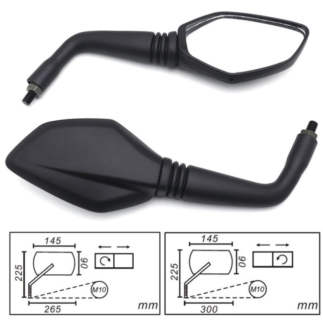 Σετ Καθρέφτες Μοτοσυκλέτας (Ζεύγος) για KTM Duke 125 / 250 / 390