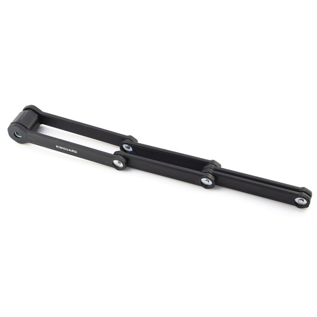 Κλειδαριά Πτυσσόμενη με Βάση Χρώμα Μαύρο Kinguard