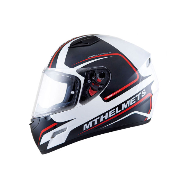 Κράνος ΜΤ Jerome Άσπρο-Κόκκινο