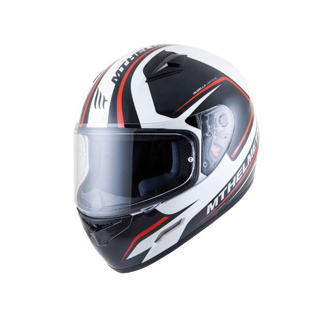 Κράνος ΜΤ Jerome Άσπρο-Κόκκινο