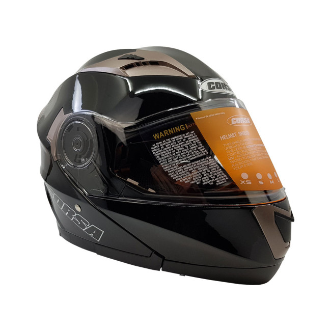 Κράνος Corsa CF157 Flip Up DVS Χρώμα Μαύρο (00)