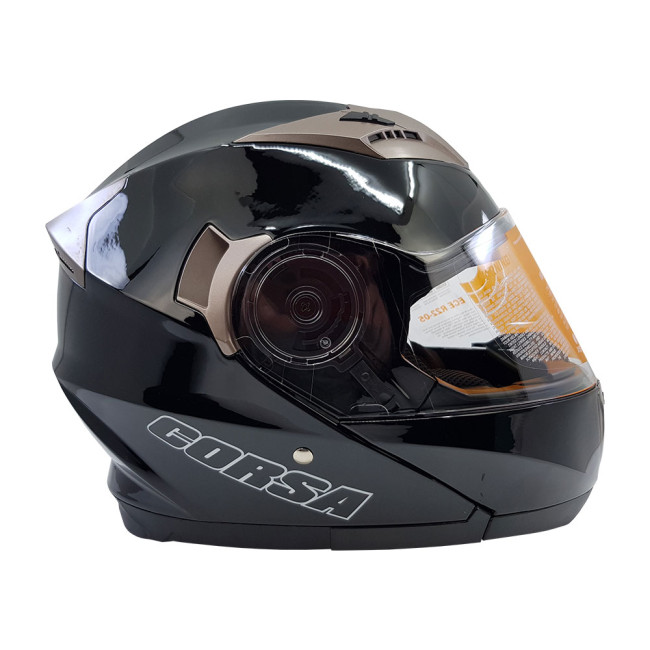 Κράνος Corsa CF157 Flip Up DVS Χρώμα Μαύρο (00)