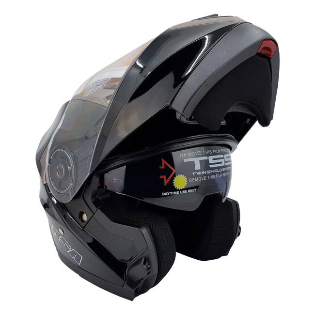 Κράνος Corsa CF157 Flip Up DVS Χρώμα Μαύρο (00)