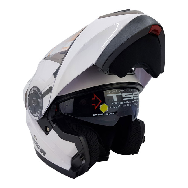 Κράνος Corsa CF157 Flip Up DVS Χρώμα Άσπρο (13)