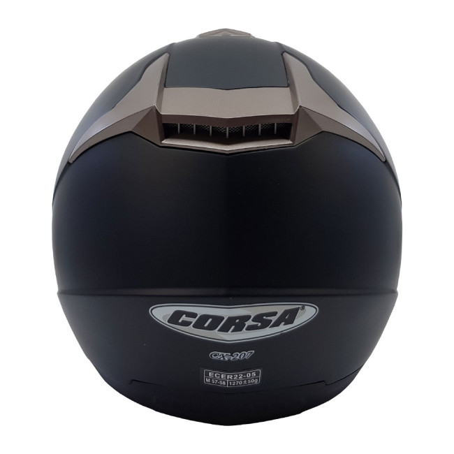 Κράνος Corsa CX207 Jet DVS Χρώμα Μαύρο Ματ (02)