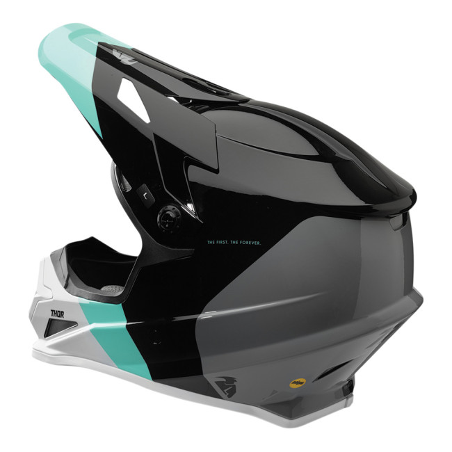 Κράνος Thor Sector Mips Χρώμα Μαύρο/Γκρι/Άσπρο/Πράσινο Μέγεθος XL