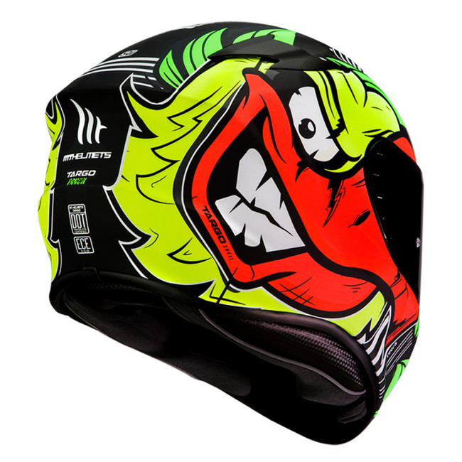 Κράνος MT Targo Truck A2 Χρώμα Μαύρο/Κίτρινο Ματ