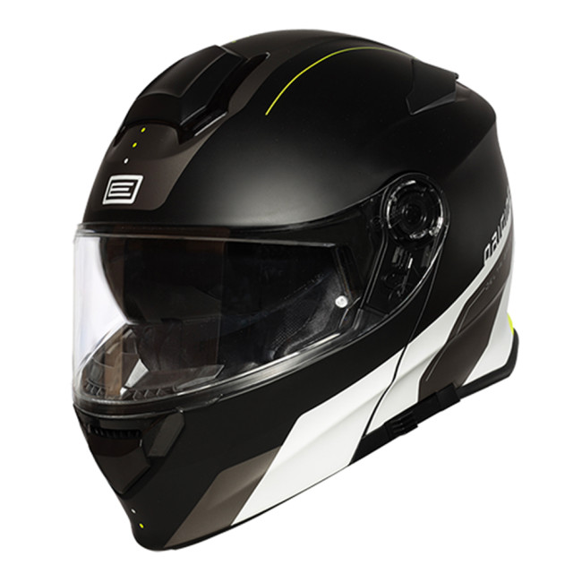 Κράνος Flip Up Delta Basic Χρώμα Μαύρο Ματ/Neon Origine