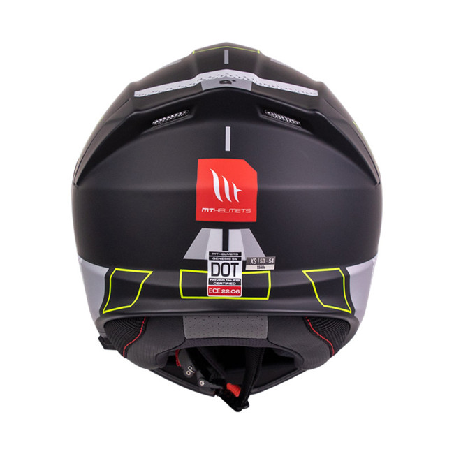 Κράνος Flip Up Genesis SV Talo ECE 22.06 Χρώμα Μαύρο/Γκρι Ματ MT