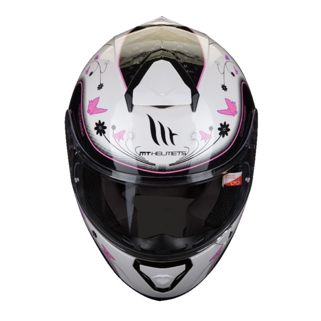 Κράνος MT Thunder Butterfly II Χρώμα Άσπρο-Μωβ