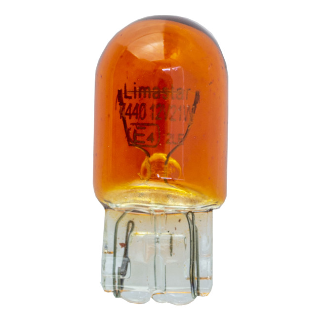 Λάμπα 12v 21w Σφηνωτή Ακάλυκη Πορτοκαλί Roc