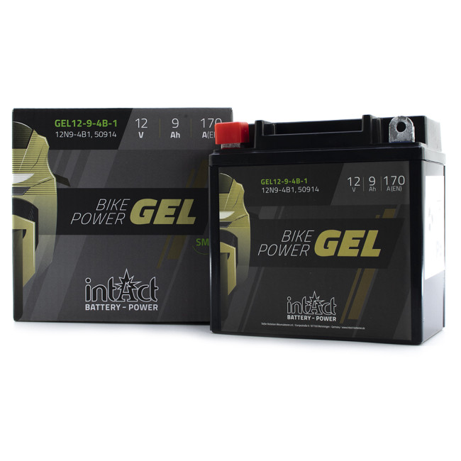 Μπαταρία 12N9-4B1 (YTX9Α-BS/YB9-B) Gel 12v 9Ah Intact