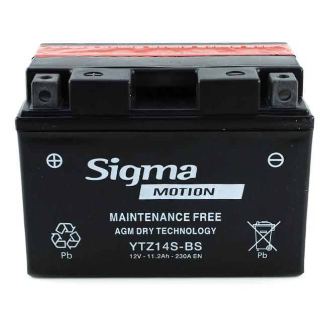 Μπαταρία YTZ14S-BS Κλειστού Τύπου με Υγρά Sigma 12v 11.2Ah