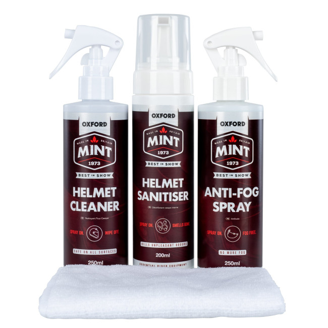 ΣΠΡΕΥ ΚΙΤ ΚΑΘΑΡΙΣΜΟΥ ΚΡΑΝΟΥΣ  Mint Helmet Care Kit XL OXFORD OC504