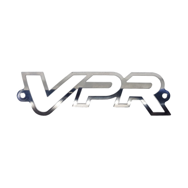 Σήμα Εξάτμισης Μεταλλικό VPR Ασημί Χρώμα