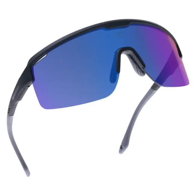 Γυαλιά Ηλίου Pave Black Frame Blue Mirror Lens Sunglasses Oxford SU004