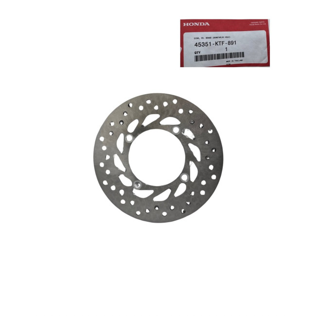 ΔΙΣΚΟΠΛΑΚΑ ΕΜΠΡΟΣ SH150 (2010-2024) ΓΝΗΣΙΑ HONDA 45351-KTF-891