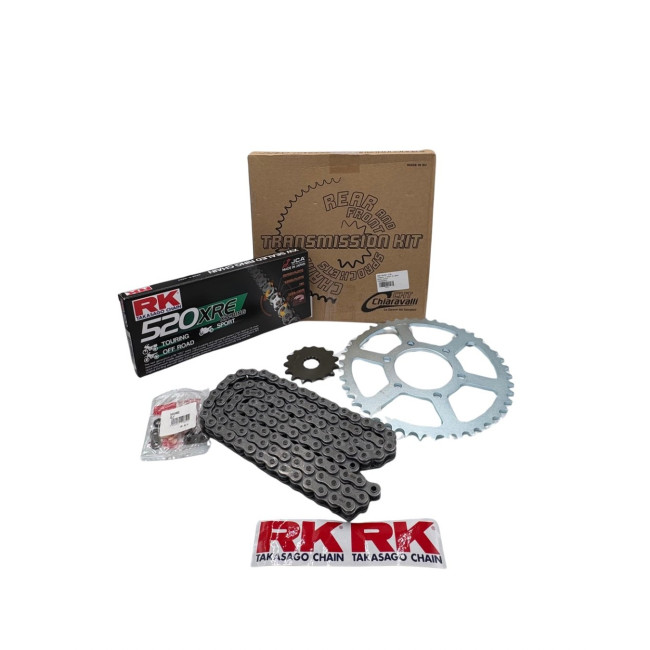 ΓΡΑΝΑΖΙΑ ΣΕΤ 15-46 CHIARAVALLI ΚΑΙ ΑΛΥΣΙΔΑΣ 520 RK XRE 114T  CF-Moto NK650/GT650 (2020-2023)