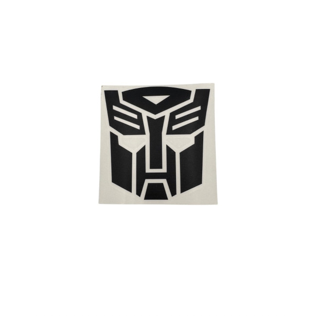 ΑΥΤΟΚΟΛΛΗΤΟ  TRANSFORMERS ΑΝΑΓΛΥΦΟ  ΧΡΩΜΑ ΜΑΥΡΟ