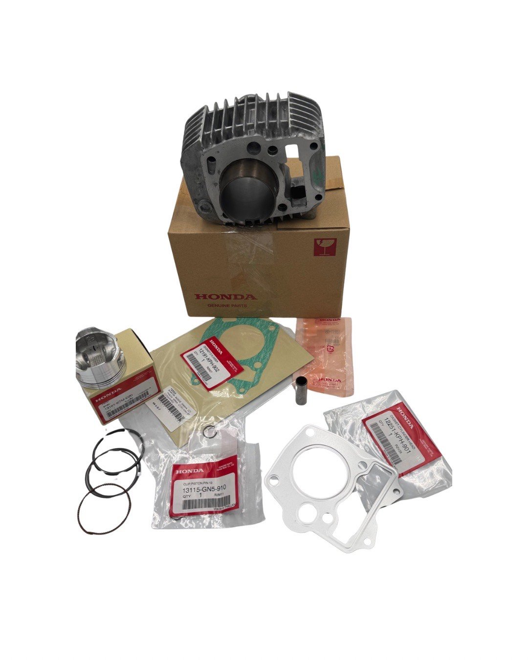 ΚΥΛΙΝΔΡΟΣ ΜΕ ΕΜΒΟΛΟ STD ΚΟΜΠΛΕ ΚΑΙ ΦΛΑΝΤΖΕΣ  ΓΝΗΣΙΟ HONDA  INNOVA 125 ΚΑΡΜ/ΤΕΡ