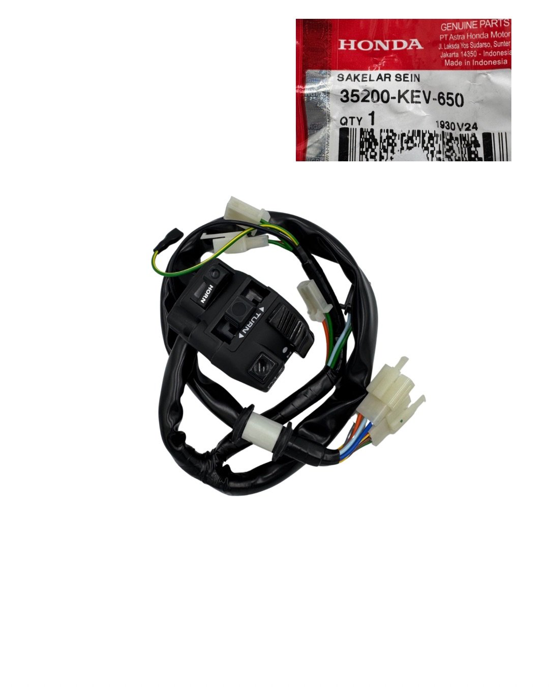 ΔΙΑΚΟΠΤΗΣ ΑΡΙΣΤΕΡΟΣ ΓΝΗΣΙΟΣ HONDA SUPRA 100 OEM 35200-KEV-650